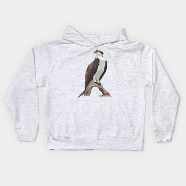 Osprey Kids Hoodie by StephenWillisArt